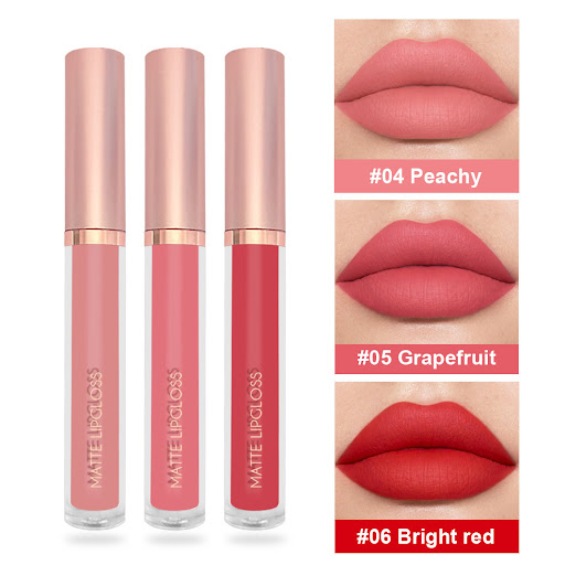 Title 4, Lip Glaze Set No Stain On Cup, Does Not Fade, L...