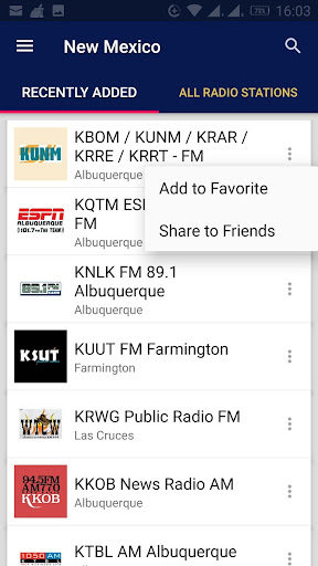 New Mexico Radio Stations - USA