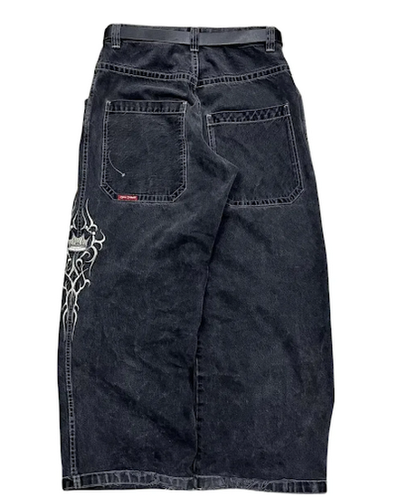 JNCO Jeans New Y2K Womens Harajuku Retro Hip Hop Embroide... - 3