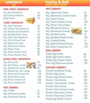 Taste Me Fast Food menu 