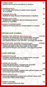 Mughliana menu 3