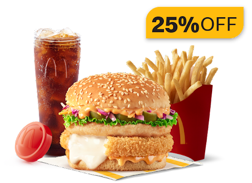 McSaver McCheese Burger Chicken Meal