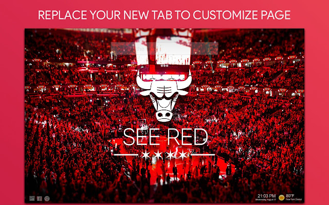 Chicago Bulls Wallpaper HD Custom New Tab