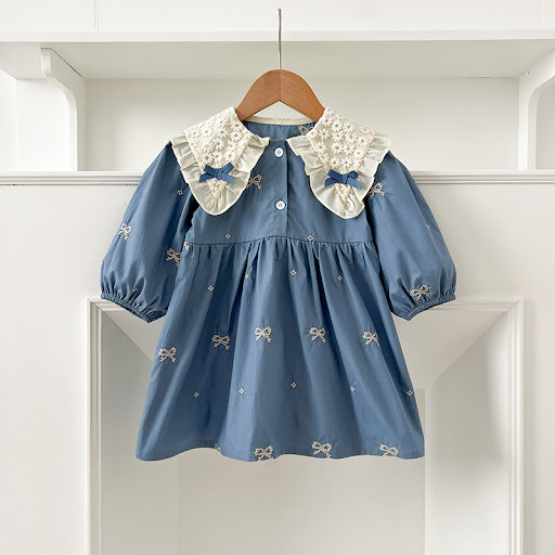 A8025 Blue Dress