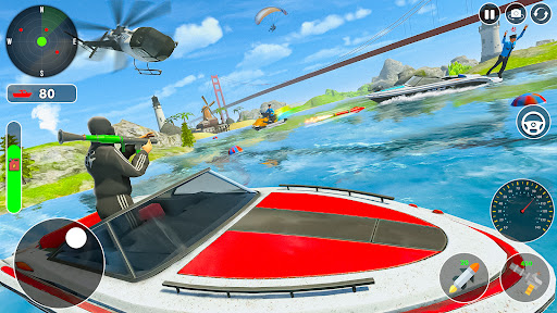 Screenshot Real Police Boat Shooting Game