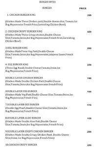 Burger Bites menu 2