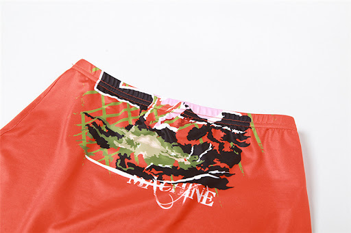 Title 20, Digital Printing High Waist Skirt Outfit