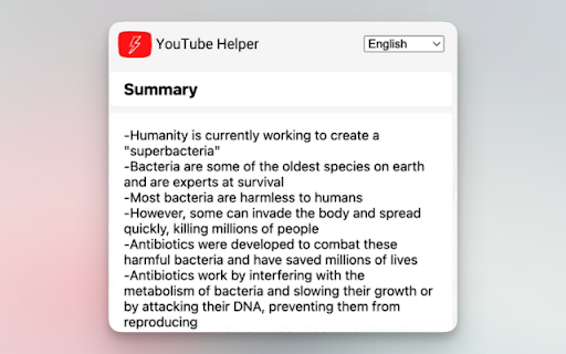 Youtube Helper