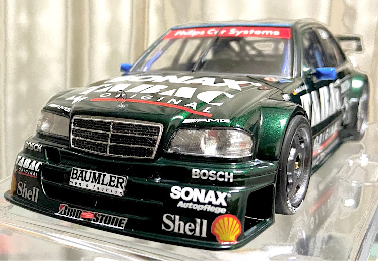 １/18ミニチャンプス　ベンツCクラス　D2 DTM