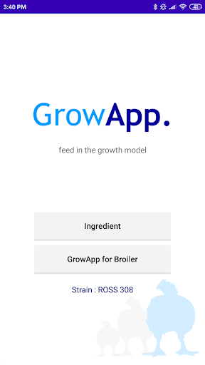 GrowApp  Broiler Version