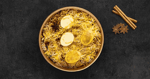 Egg Dum Biryani Thali