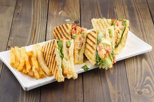 Mozarella Club Grill Sandwich