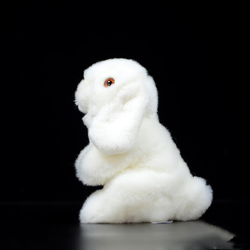 Title 3, Love Lop-eared Rabbit Doll White Bunny Doll | S...