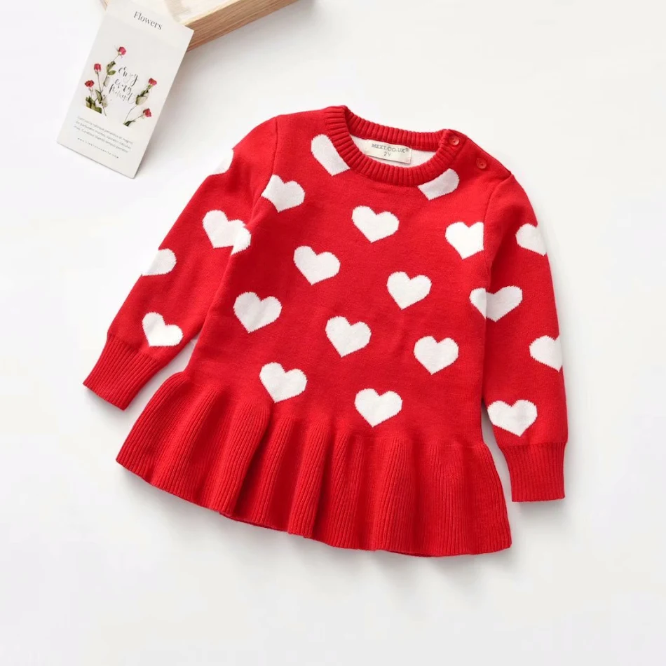 Pull en maille à superposer Multi-Amour en dentelle pour fille, idéal pour un look féminin et romantique, parfait pour toutes les tenues.