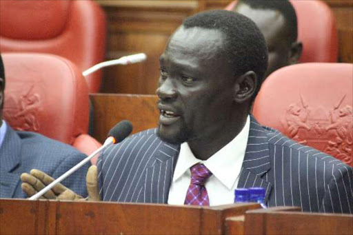 Turkana Governor Joseph Nanok in Parliament at a past session.