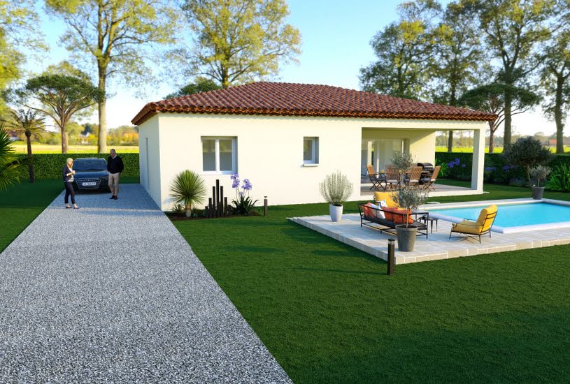  Vente Terrain + Maison - Terrain : 642m² - Maison : 95m² à Le Thoronet (83340) 