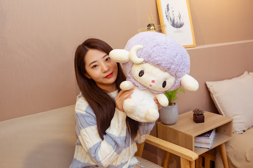 Title 7, Soft cute lamb doll toy sheep doll, perfect cud...