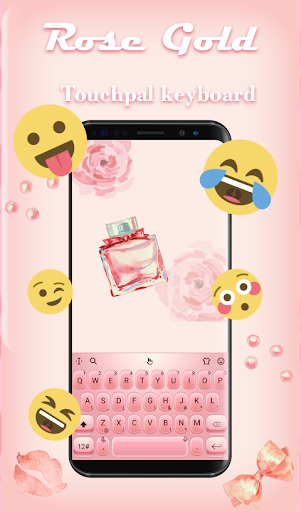 Simple Rose Gold Keyboard Theme