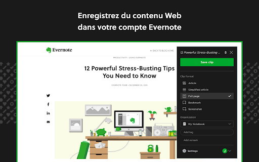 Evernote Web Clipper