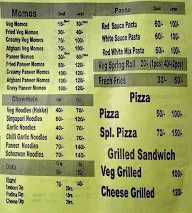 Ashoka's Ice Zone menu 1