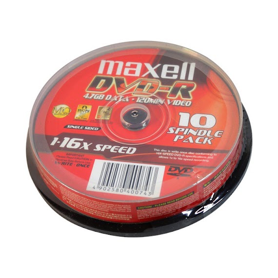 Đĩa Trắng Dvd Maxcell 1 Hộp 10 Cái Dung Lượng 4.7G (Oem)