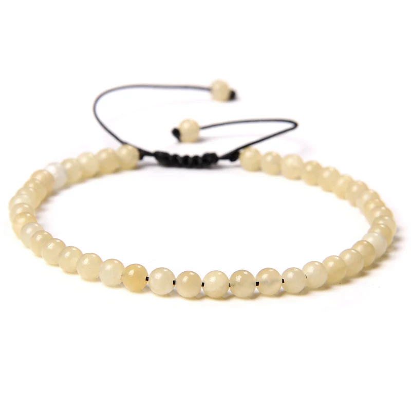 Modische 4mm Perlenarmband Weben. Gestalten Sie individuelle und stilvolle Armbänder. Perfekt für einen einzigartigen und modischen Look.
