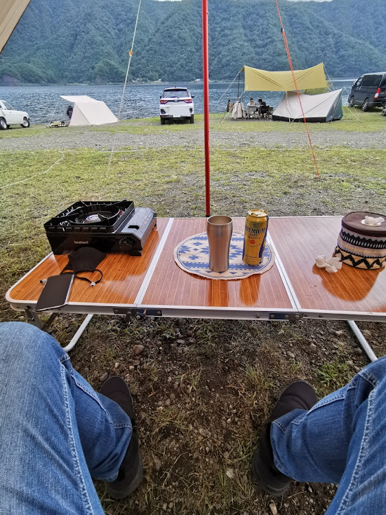 シャトルのシャトル最高・ソロキャンプ・湖畔にて・のんびりライフ・また来たい場所✨に関するカスタム事例の投稿画像2枚目