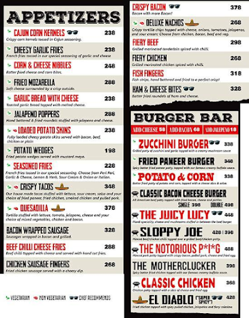 Hangover Brewery menu 