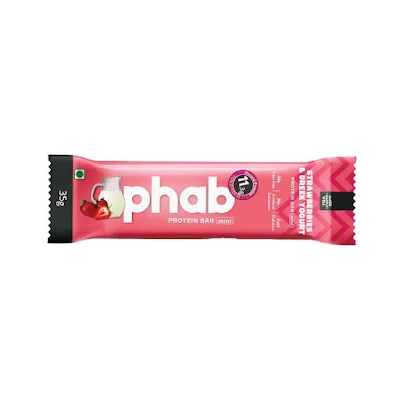 Phab Strawberries & Greek Yogurt Protein Bar G - 35 gm