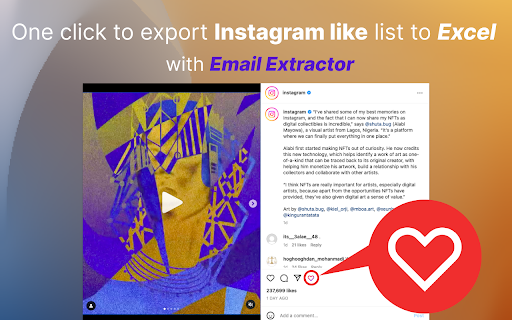 LikeFox - Export IG Likes (Email)