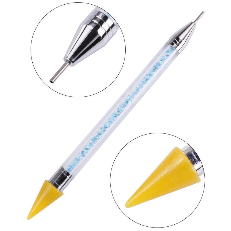 Nail double-head drill pen with drill pen