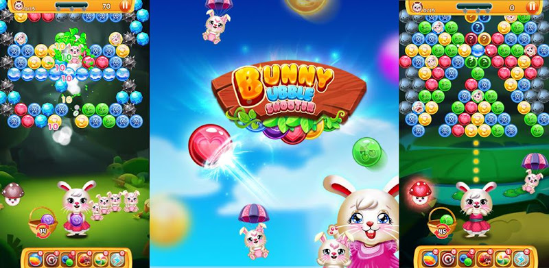 Bunny Bubble Shooter Pop: Magic Match 3 Island