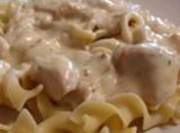 Slow Cooker Beef Stroganoff