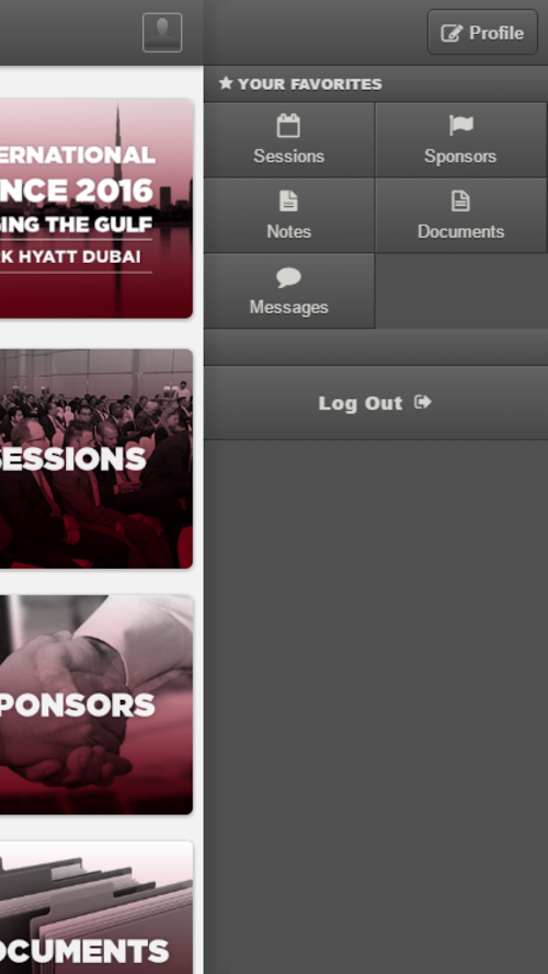 Android application ALN Conf screenshort
