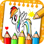 Cover Image of Download Little Unicorn Coloring: Pony Coloring Book Horses 1.2 APK