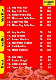 Barath Panipuri Stall menu 3