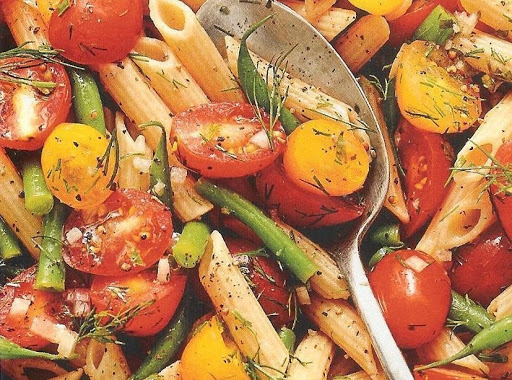 Penne with Green Beans and Tomatoes