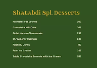 Shatabdi Timeless Traditional Cuisine menu 8