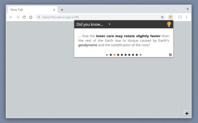 Did You Know? chrome extension