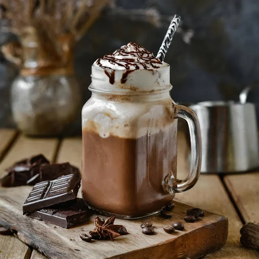 Chocolate Hot Cappuccino [Mason Jar, 450 Ml]