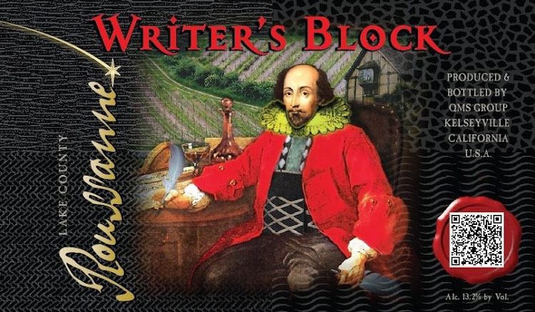 Logo for Writer's Block Roussanne