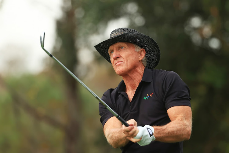 Greg Norman of Australia. Picture: GETTY IMAGES/MIKE EHRMANN