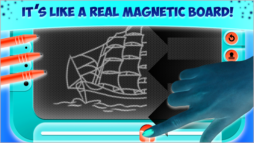 Draw Magnetic White-Board