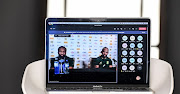 Lukhanyo Am and Mzwandile Stick (coach) of the Springboks during the South Africa 'A' virtual media conference on July 13 2021 in Johannesburg. 