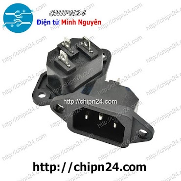 [1 Cái] (D83) Jack Nguồn Ac - 04 3 Chân 10A 250V