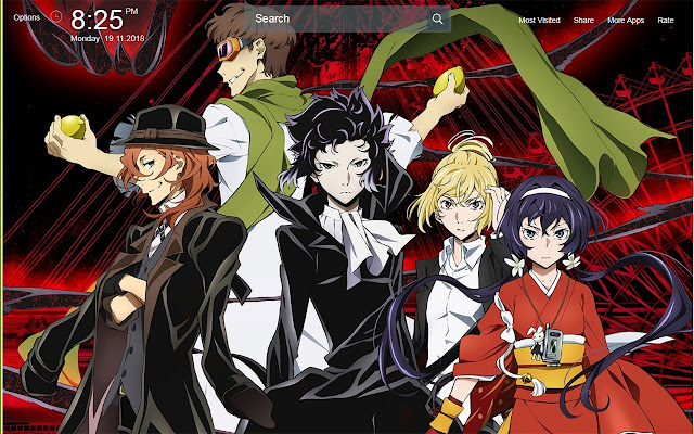 Bungou Stray Dogs Wallpapers New Tab Theme