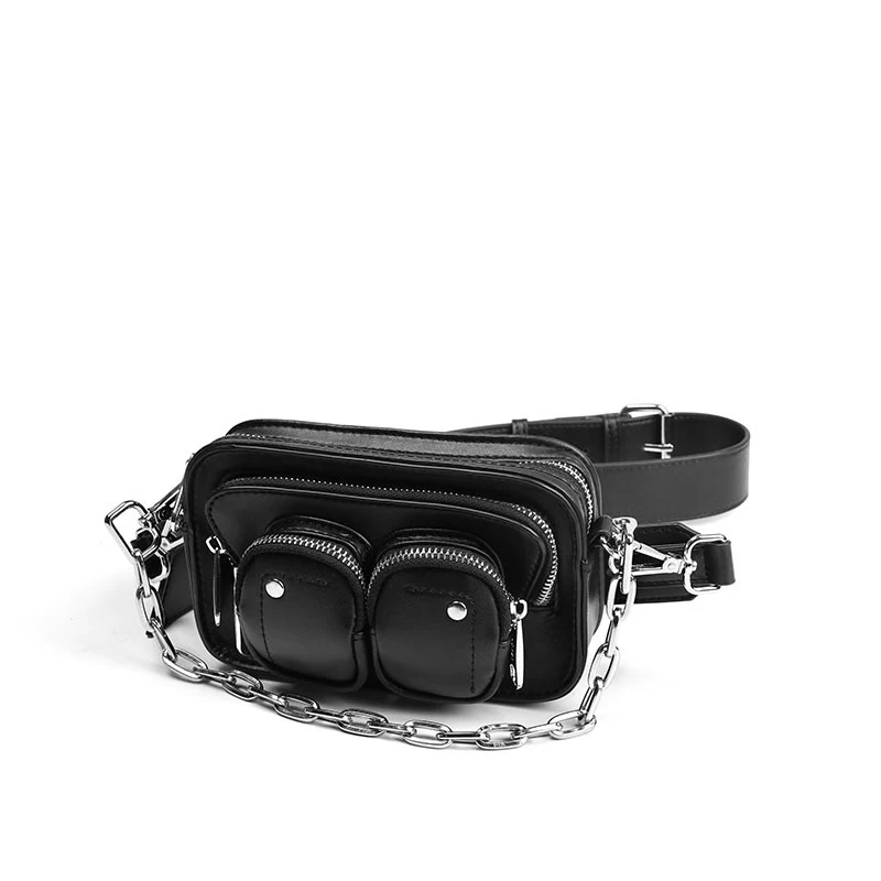 Bolsa High Street, com Corrente e Alça de Ombro, estilo Messenger. Perfeita para uso diário, oferece praticidade e elegância para diversas ocasiões.