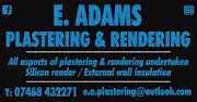E.Adams Plastering & Rendering Logo