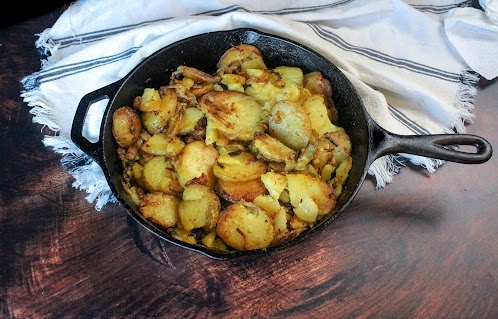 Mom's Fried Potatoes And Onions