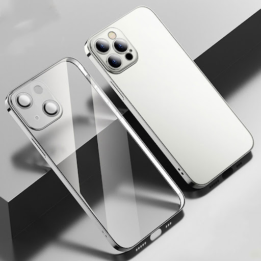 Title 6, All-inclusive electroplated phone case with len...